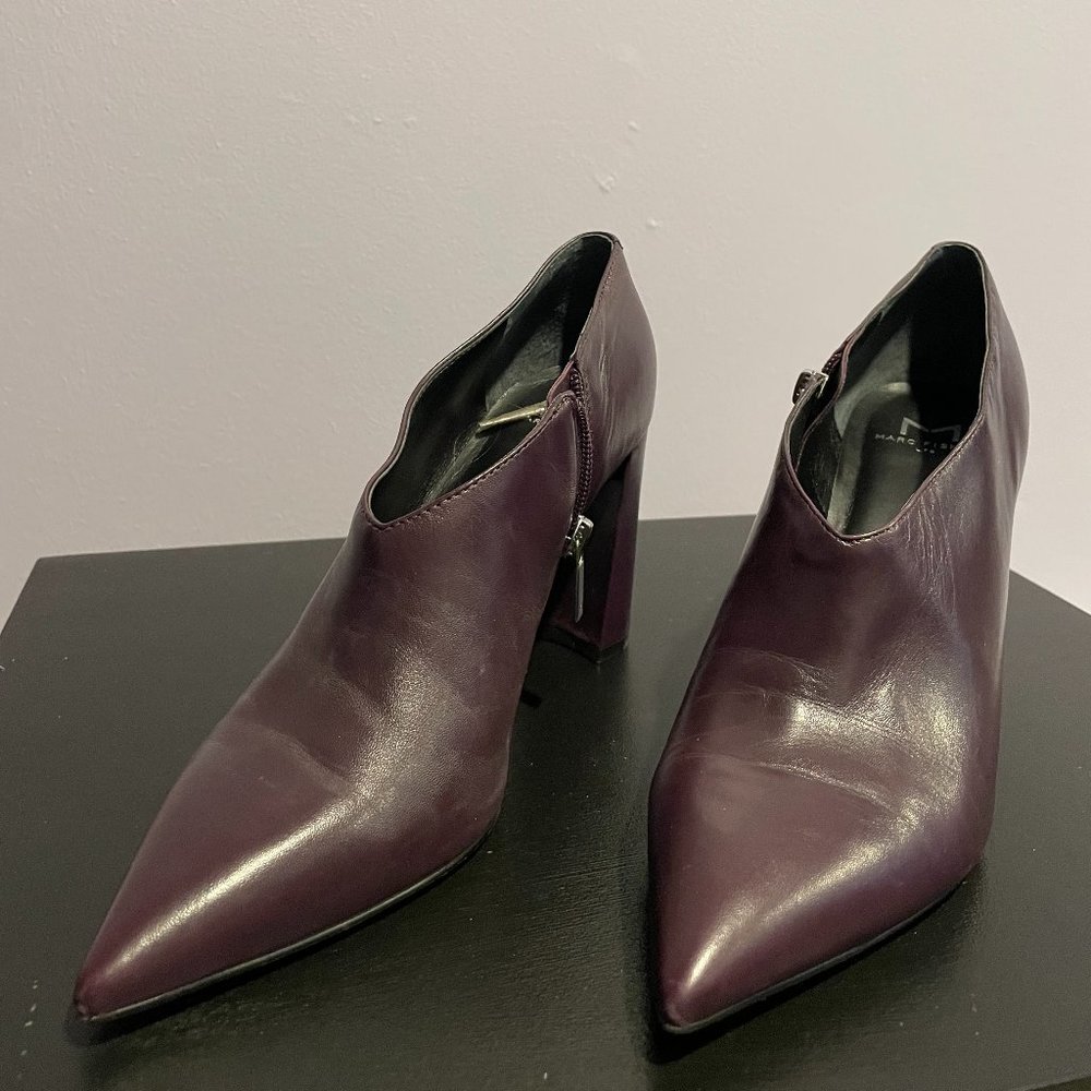 Marc Fisher Plum Heeled Booties